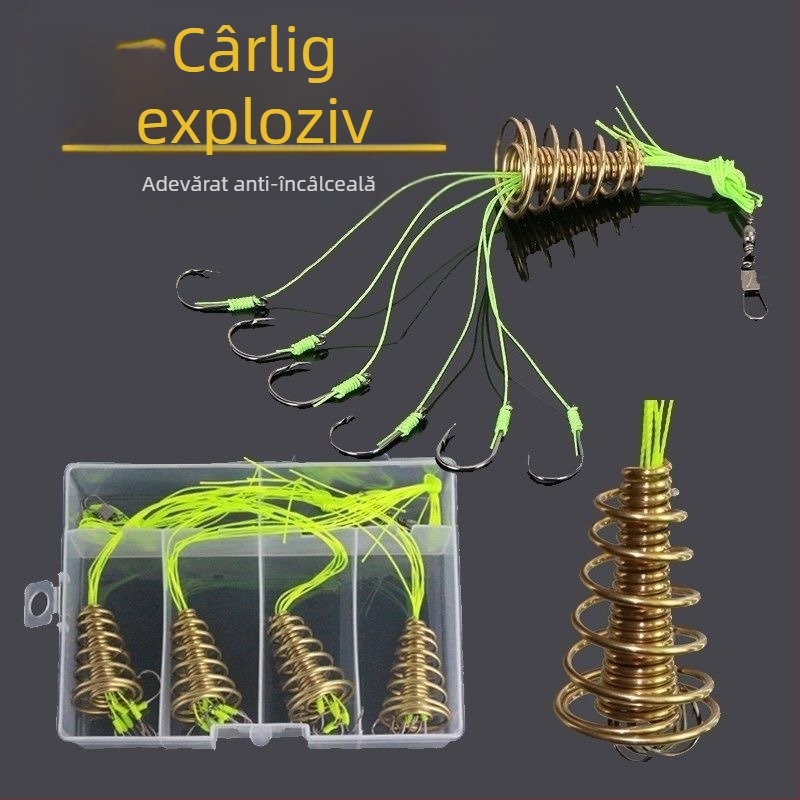 Cârlig de explozie de fund anti-agățare, cârlig de pescuit Ishini anti-zgâriere, undiță de aruncare, undiță de pescuit în mare, grup de pescuit, artefact de pescuit, cârlig cu bombă cu arc mare