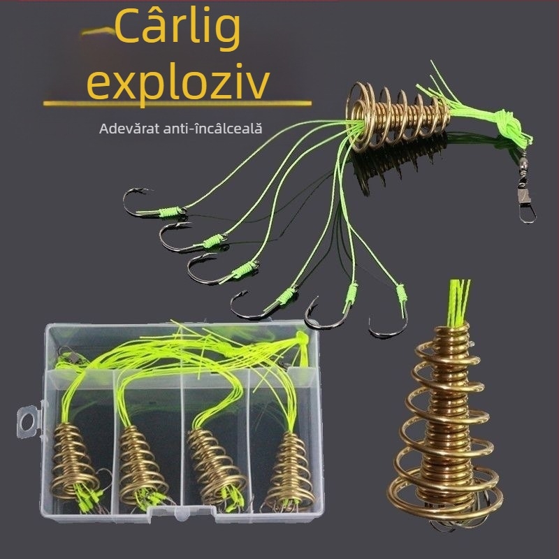 Cârlig de explozie de fund anti-agățare, cârlig de pescuit Ishini anti-zgâriere, undiță de aruncare, undiță de pescuit în mare, grup de pescuit, artefact de pescuit, cârlig cu bombă cu arc mare