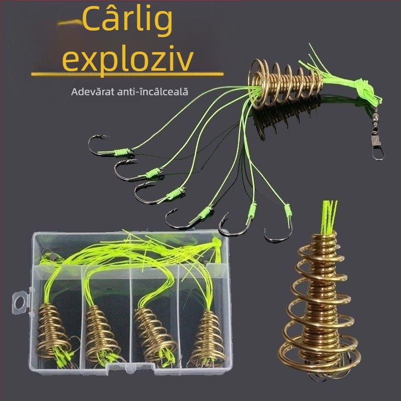 Cârlig de explozie de fund anti-agățare, cârlig de pescuit Ishini anti-zgâriere, undiță de aruncare, undiță de pescuit în mare, grup de pescuit, artefact de pescuit, cârlig cu bombă cu arc mare