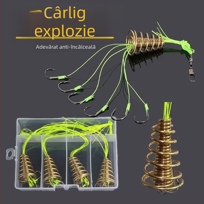Cârlig de explozie de fund anti-agățare, cârlig de pescuit Ishini anti-zgâriere, undiță de aruncare, undiță de pescuit în mare, grup de pescuit, artefact de pescuit, cârlig cu bombă cu arc mare