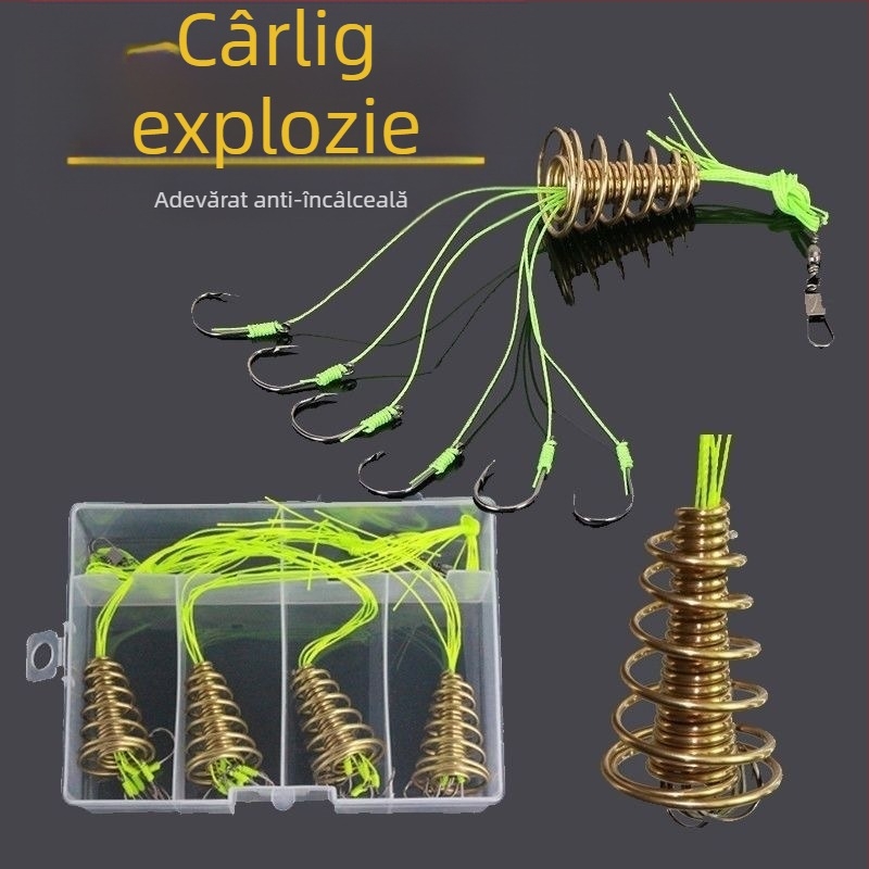 Cârlig de explozie de fund anti-agățare, cârlig de pescuit Ishini anti-zgâriere, undiță de aruncare, undiță de pescuit în mare, grup de pescuit, artefact de pescuit, cârlig cu bombă cu arc mare