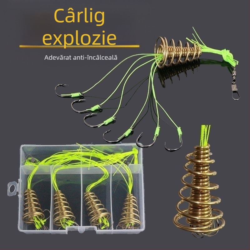 Cârlig de explozie de fund anti-agățare, cârlig de pescuit Ishini anti-zgâriere, undiță de aruncare, undiță de pescuit în mare, grup de pescuit, artefact de pescuit, cârlig cu bombă cu arc mare