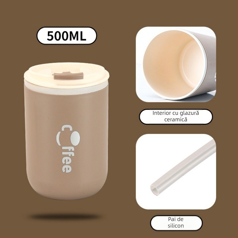 Cană de cafea din oțel inoxidabil 304, cană de vid, cană de cafea pentru birou, cană mică portabilă pentru fete, cană de apă portabilă pentru studenți, en-gros