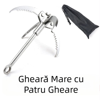 Gheara de tigru zburător din oțel inoxidabil în aer liber, supraviețuire sălbatică, alpinism, cârlig de alpinism, instrumente de alpinism de camping și supraviețuire mare