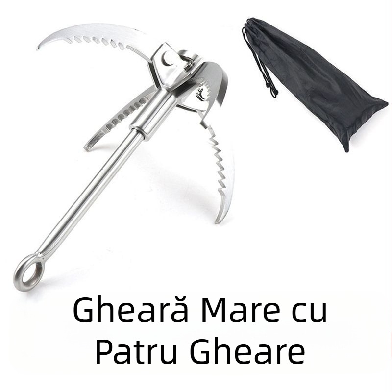 Gheara de tigru zburător din oțel inoxidabil în aer liber, supraviețuire sălbatică, alpinism, cârlig de alpinism, instrumente de alpinism de camping și supraviețuire mare