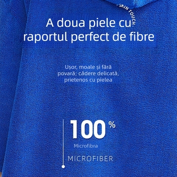 Prosop de baie din microfibră, halat de baie pentru adulți, absorbant, purtabil, cu glugă, prosop de baie, înot, scufundări, prosop de plajă cald