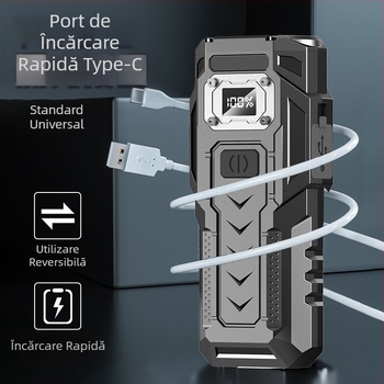 Lanternă magnetică puternică multifuncțională cu LED-uri transfrontaliere, iluminat de urgență pentru exterior, încărcare comoară, lampă de lucru pentru reparații auto