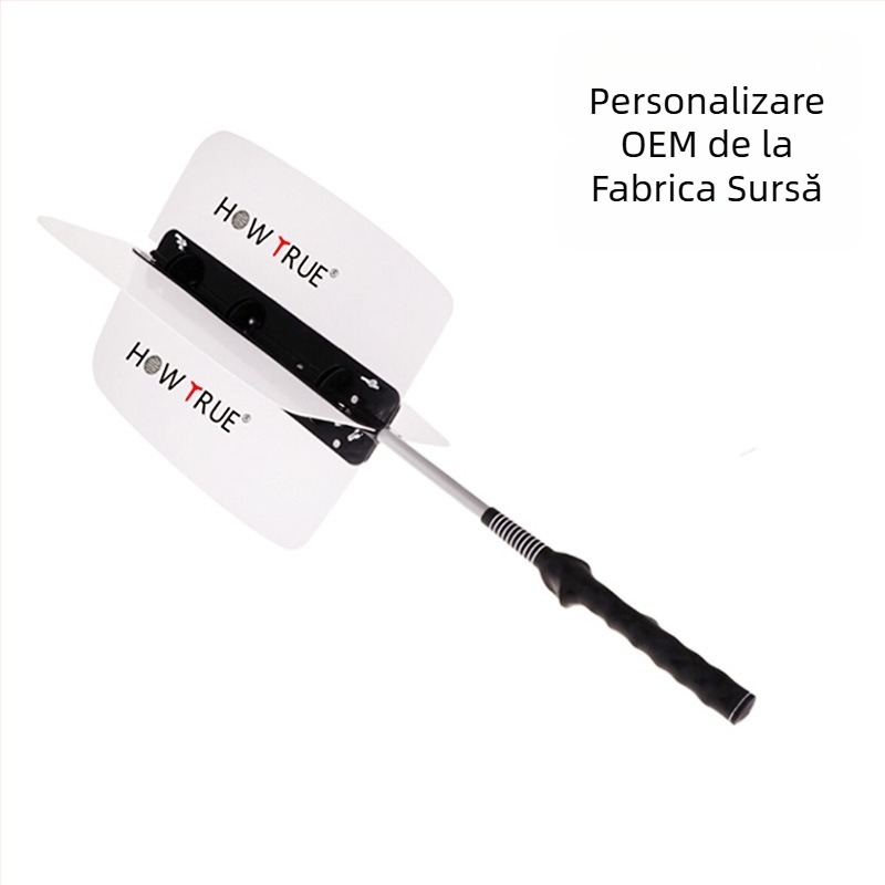 Noua perie de curățare a croselor de golf a producătorului, perie portabilă multifuncțională cu două fețe și inel de tragere, accesorii de golf