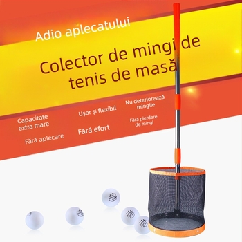 Furnizare directă din fabrică, cilindric, Huisheng, picker de mingi pentru tenis de masă, profesional, picker de mingi de mare capacitate, antrenament cu mai multe mingi pentru tenis de masă