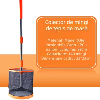 Furnizare directă din fabrică, cilindric, Huisheng, picker de mingi pentru tenis de masă, profesional, picker de mingi de mare capacitate, antrenament cu mai multe mingi pentru tenis de masă