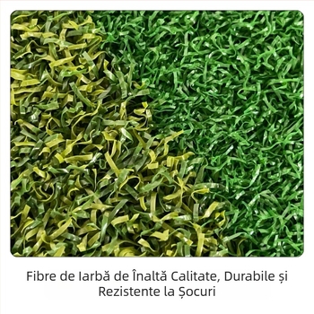 Saltea de antrenament de golf direct din fabrică, portabilă, pentru exerciții în aer liber, cu leagăn, pentru exerciții de golf, cu trei saltele de iarbă