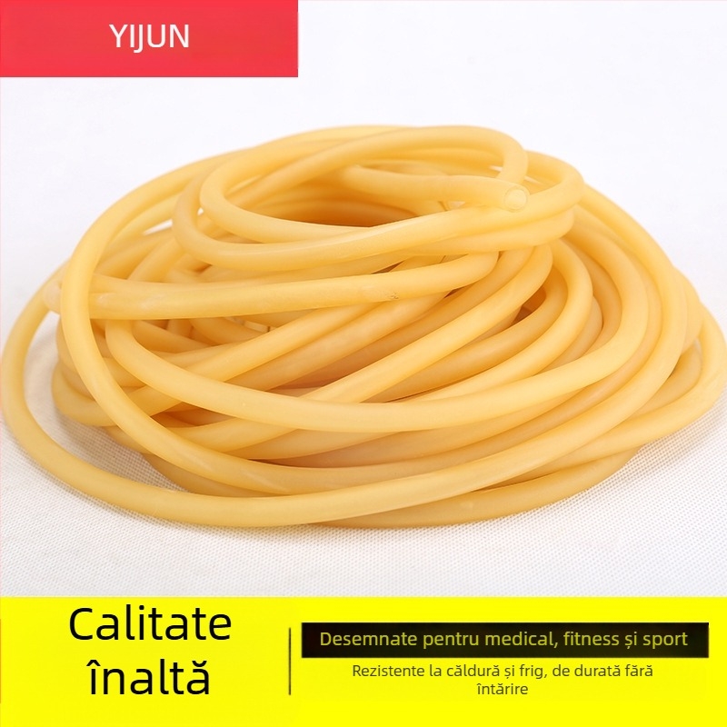 Bandă de cauciuc rotundă din latex natural 6090, bandă de cauciuc Slingshot, pentru fitness competitiv, pescuit în aer liber, echipament medical chimic
