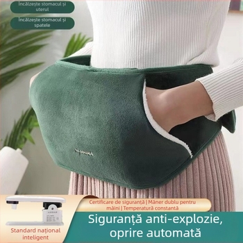 Încălzitor de mâini reîncărcabil, rezistent la explozii, portabil, încălzitor de mâini, centură cu apă caldă, talie caldă, încălzitor de apă caldă pentru bebeluși, burtă caldă