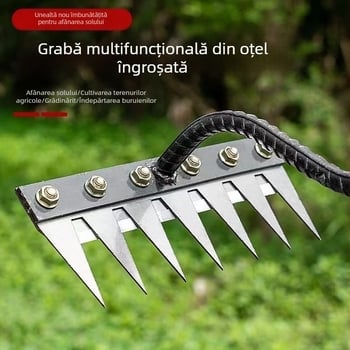 Instrument multifuncțional de plivit, artefact multifuncțional de plivit, greblă detașabilă, sapă de sol, greblă de uz casnic pentru fermă