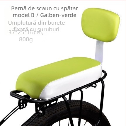 Pernă de burete pentru scaunul din spate al bicicletei de munte, accesorii pentru mașini electrice, pentru echitație, pentru biciclete de munte