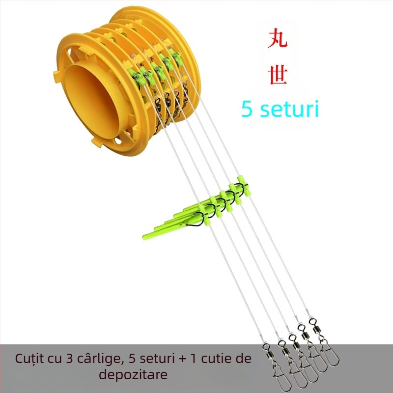 Vânătoare nou anti-înfășurare șir cârlig set de pescuit set mare tijă tijă Isekin manșon Maru World cârlig special pentru pescuit maritim