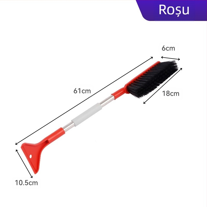Lopată de deszăpezire auto, dezghețare în timpul zilei, răzuire geam, curățare zăpadă, dezghețare retractabilă a geamului auto, dezghețare rapidă a zăpezii, lopată de gheață