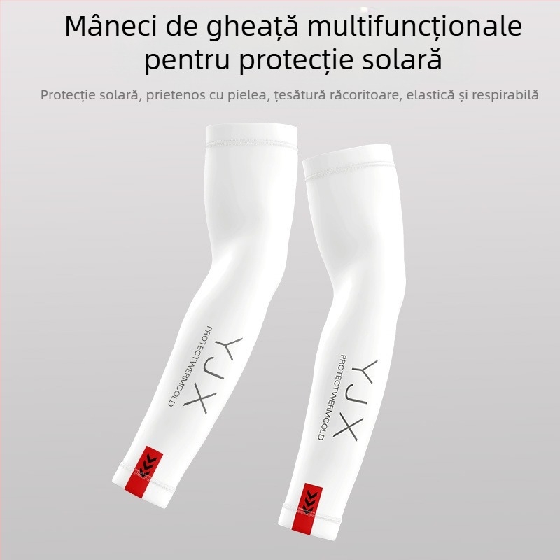 Manșoane de mătase de gheață pentru bărbați și femei, de vară, cu protecție solară, pentru motociclete, subțiri, respirabile