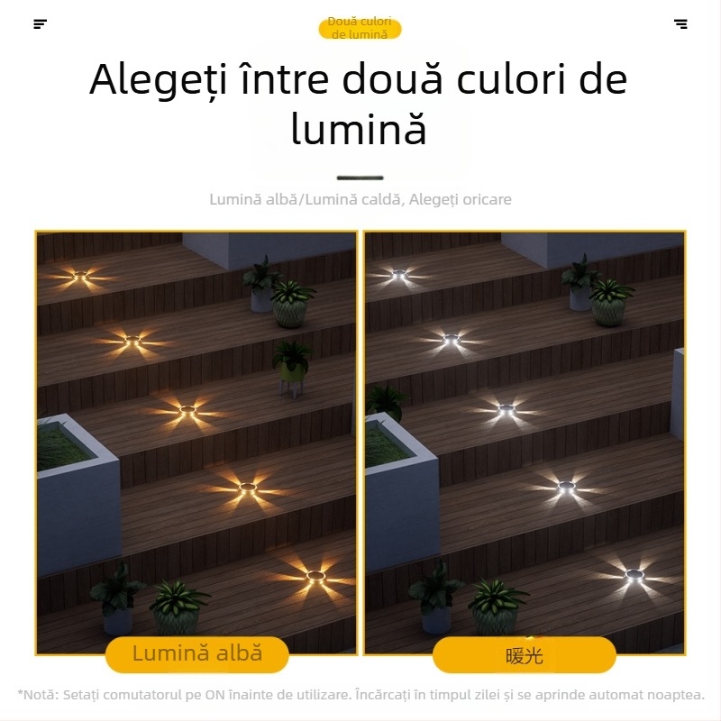 1 buc solar LED subteran lumina exterior impermeabil plastic grădină decorare sol mufă lampă gazon peisaj îngropat lumină super luminoasă