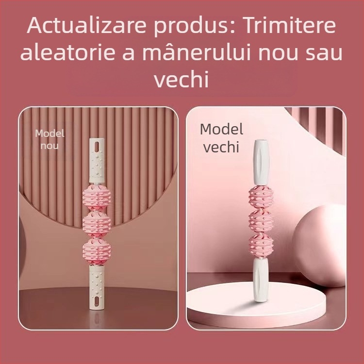 Unealtă de antrenament pentru picioare cu role de spumă și masaj pentru picioare – echipament de fitness pentru masaj și yoga