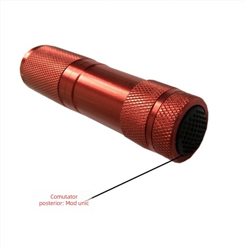 Producătorii transfrontalieri furnizează direct lampă fluorescentă cu detector de bani din aliaj de aluminiu cu lanternă violetă cu 9 LED-uri, UV, ultraviolet