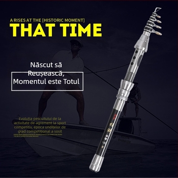Fisher Bang Mini Tijă de pescuit de la distanță Super Hard Secțiune scurtă Tijă de pescuit de mare din carbon Tijă de aruncare Tijă de mare Tijă de aruncare Set complet
