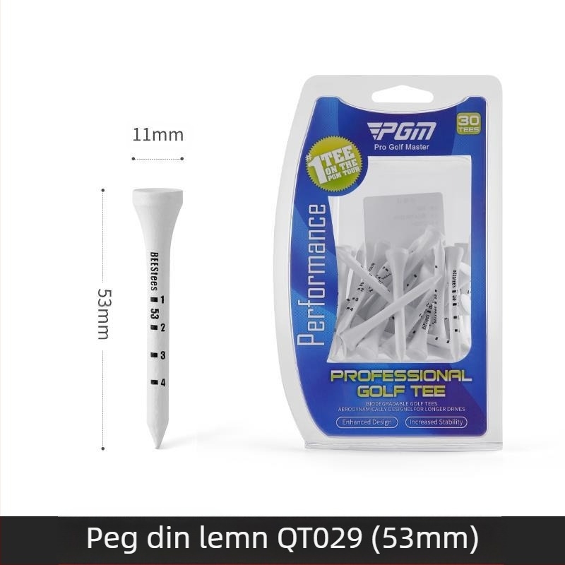 Pgm Golf Wood Tee Limit reglabil înălțime crampoane scară de golf adâncime marcaj minge suport Tee