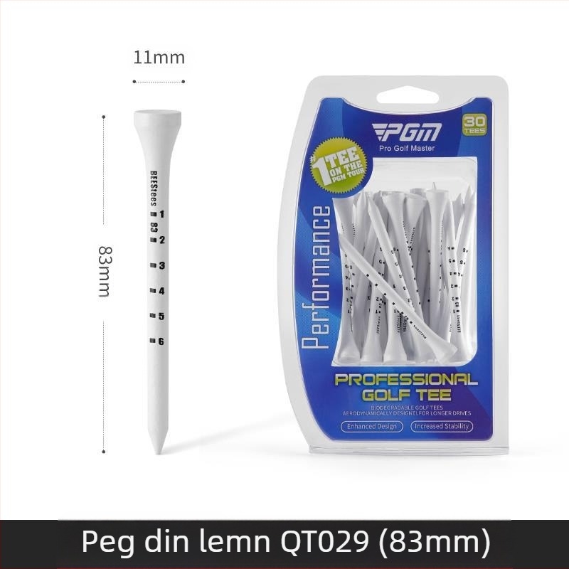 Pgm Golf Wood Tee Limit reglabil înălțime crampoane scară de golf adâncime marcaj minge suport Tee