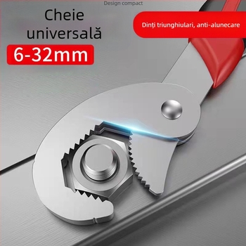 Cheie multifuncțională, una mare și una mică, cheie mobilă universală, cheie cu deschidere rapidă, en-gros din fabrică
