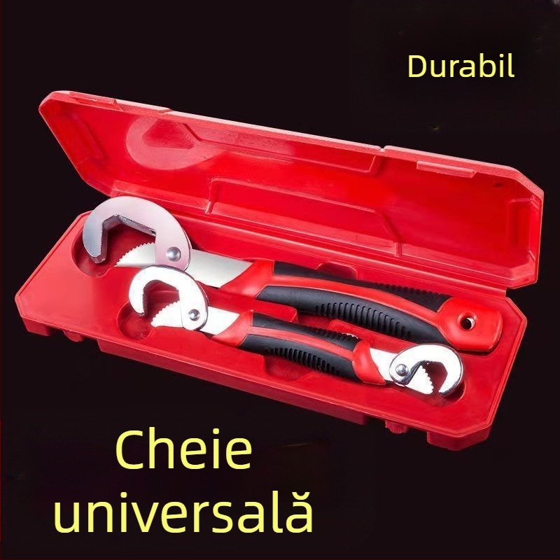 Cheie multifuncțională, una mare și una mică, cheie mobilă universală, cheie cu deschidere rapidă, en-gros din fabrică