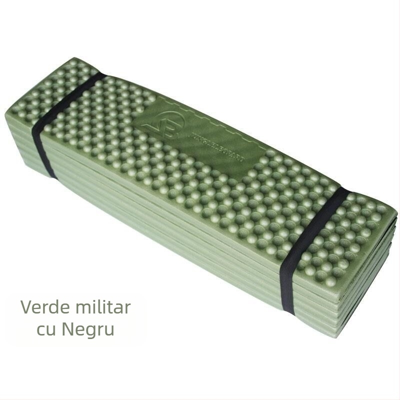 Saltea de camping, cuib de ouă, pliabilă, rezistentă la umezeală, saltea de picnic pentru plajă, pauză de prânz, îngroșată, lărgită, rezistentă la umiditate