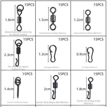 Set de accesorii pentru pescuitul crapului european, vânzare transfrontalieră, 300 de piese, inele de oprire a furtunului, echipament de pescuit, bibliotecă europeană de pescuit, vânzare fierbinte