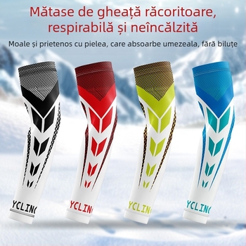 Set de protecție solară pentru ciclism, set de braț pentru bărbați, parasolar de vară, sporturi în aer liber, motocicletă, nou, pescuit, subțire, respirabil, mătase de gheață, manșon