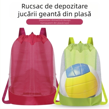 Geantă de depozitare pliabilă pentru copii, jucării, nisip în aer liber, instrumente diverse, depozitare rapidă, plasă, geantă de plajă