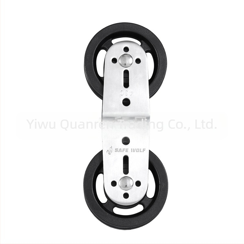 Roată mare din sârmă de oțel în formă de 8, scripete dublu, echipament de fitness, doar scripete/roată cu canelură din aliaj de aluminiu, scripete din nailon, accesorii pentru echipamente de fitness