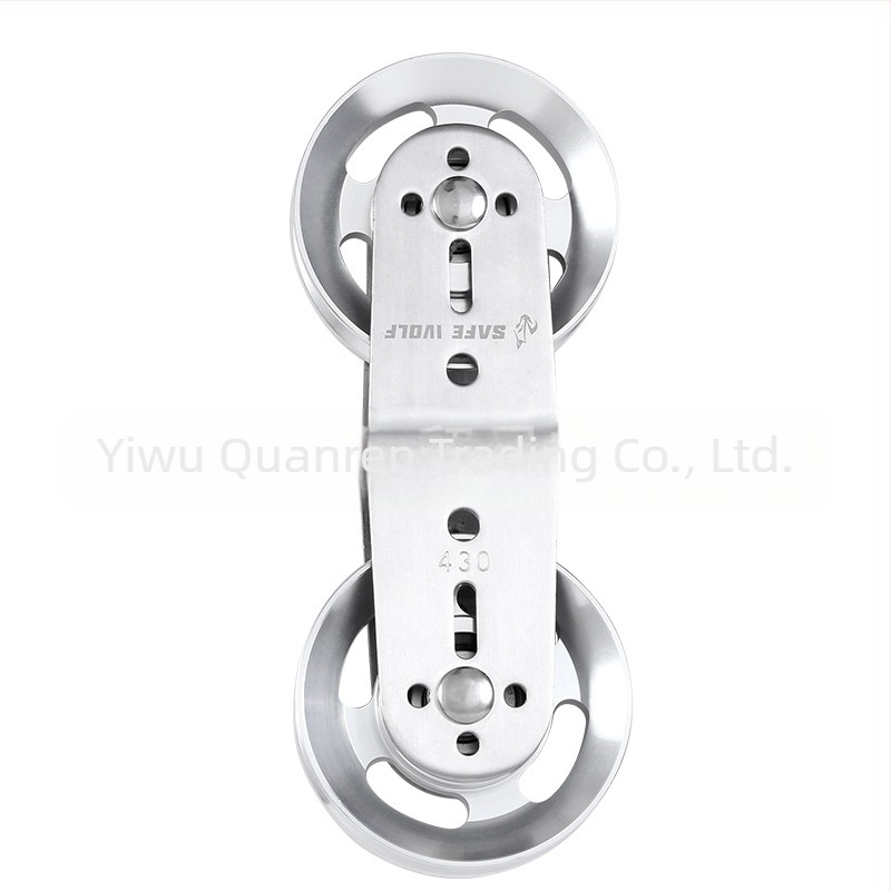 Roată mare din sârmă de oțel în formă de 8, scripete dublu, echipament de fitness, doar scripete/roată cu canelură din aliaj de aluminiu, scripete din nailon, accesorii pentru echipamente de fitness