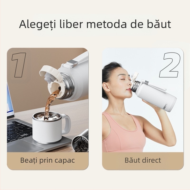 Termos pentru bărbați, capacitate mare, oțel inoxidabil 316, 24 de ceaiuri noi, promoție mare, fierbător de iarnă cu separare a apei, fierbător de ceai înăbușitor