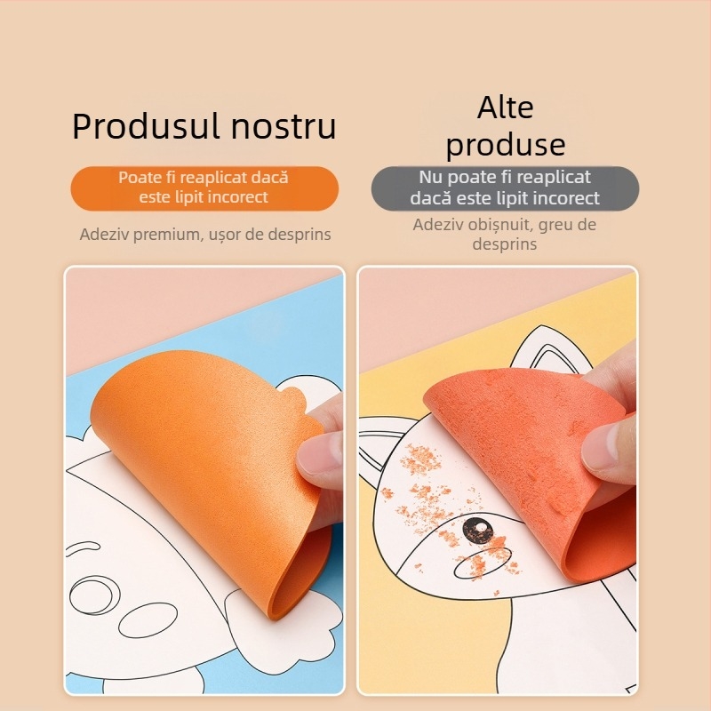 Autocolante stereo Eva 3D DIY pentru copii, lucrate manual, pentru prințesă, grădiniță, materiale de producție, pachet, fete, jucării educative