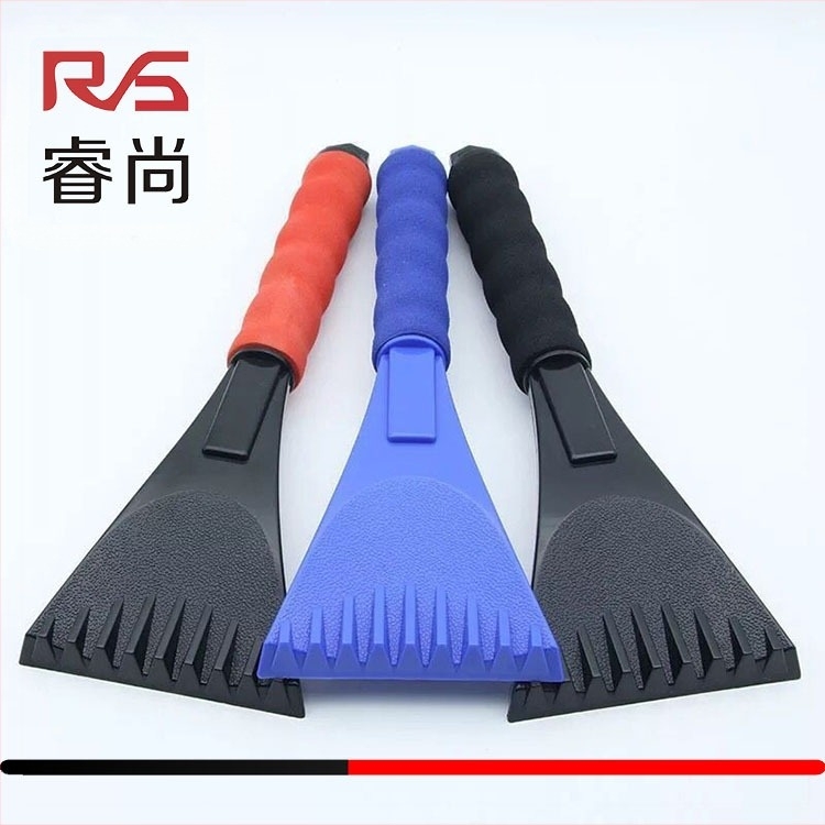 Lopata de zăpadă și gheață de iarnă, husă de burete Eva, lopata de zăpadă, îndepărtarea gheții, răzuitorul de zăpadă din plastic, lopata de zăpadă portabilă off-road