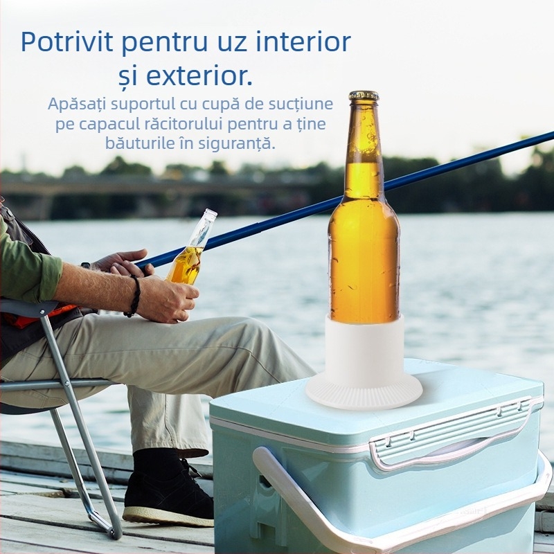 Suport pahar rulotă, accesorii nave, iaht, pescuit, cameră barcă, suport ventuză cauciuc auto, suport pahar apă