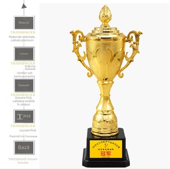 Trofeu metalic, trofeu din plastic, trofeu pentru copii, trofeu de dans, trofeu sportiv pentru elevi de școală primară, personalizare a ceremoniei de premiere