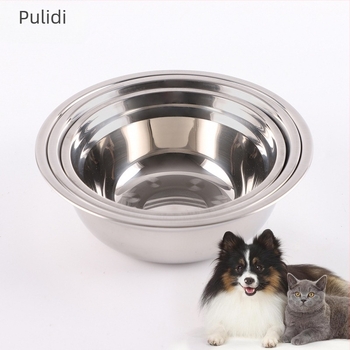 Bol pentru animale de companie, bol pentru câini, bol din oțel inoxidabil 201, hrănire cu apă potabilă, accesorii pentru boluri pentru hrană pentru animale de companie, bol pentru pisici, bazin pentru supă potrivit