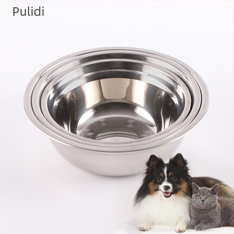 Bol pentru animale de companie, bol pentru câini, bol din oțel inoxidabil 201, hrănire cu apă potabilă, accesorii pentru boluri pentru hrană pentru animale de companie, bol pentru pisici, bazin pentru supă potrivit