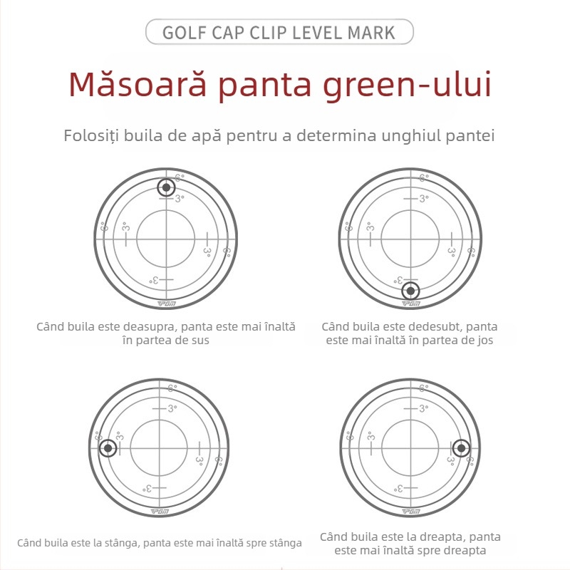 PGM Golf Supplies Nivelă Clemă Marcă Pălărie Clemă Magnetică Pălărie Marcă Minge Vânzări Directe din Fabrică