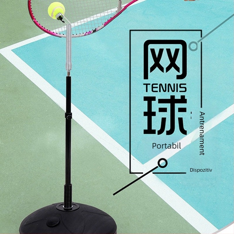 Simulator de ridicare pentru antrenament de tenis de interior, leagăn de tenis în aer liber, minge de ridicare cu acțiune fixă, exerciții