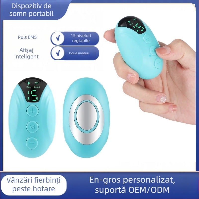 Instrument portabil de somn transfrontalier, inteligent cu microcurent, 15 ouă de somn profund, ameliorează stresul și ajută la somn