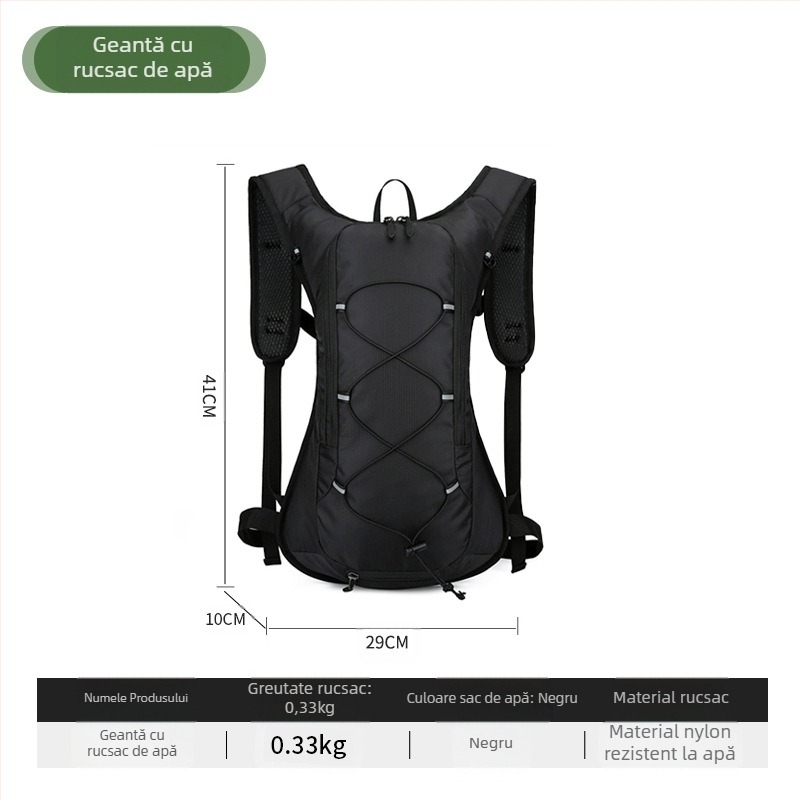 Geantă de apă potabilă pliabilă portabilă în aer liber transfrontalieră, ciclism, camping, alpinism, alergare, capacitate mare, sport, geantă de depozitare a apei