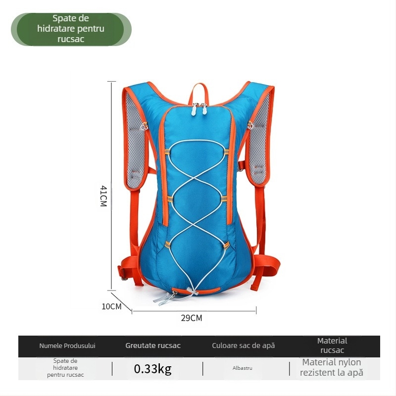 Geantă de apă potabilă pliabilă portabilă în aer liber transfrontalieră, ciclism, camping, alpinism, alergare, capacitate mare, sport, geantă de depozitare a apei