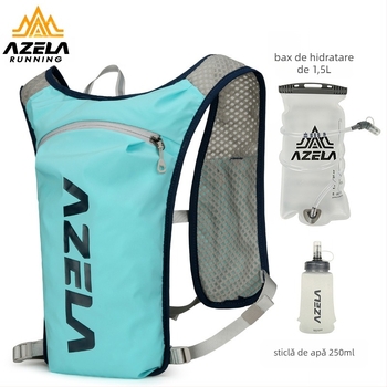 Azera Outdoor Sports Cross-country Mountaineering Backpack 5L uscare rapidă maraton drumeții rucsac respirabil geantă de echitație