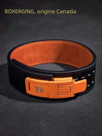 BOXERGING Forța de ridicare a centurii de fitness cu cataramă rapidă Genuflexiuni Tragere dură din piele de vacă Pârghie de ridicare Protecții de culturism pentru bărbați